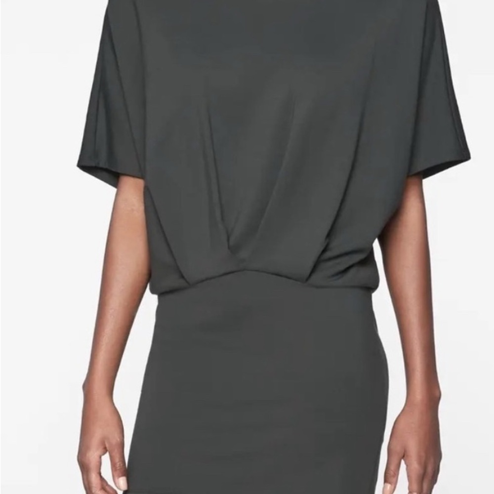 Athleta Charcoal Midi Dress